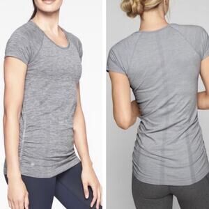 Athleta Speedlight Heather Activewear Tshirt Size Large